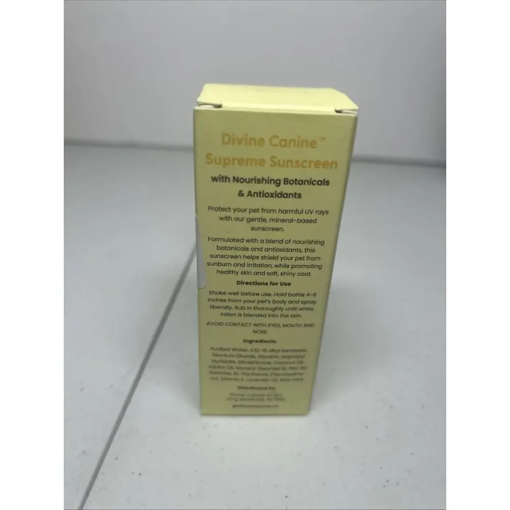 Divine Canine Supreme Sunscreen SPF 30 Broad Spectrum 2 fl Oz